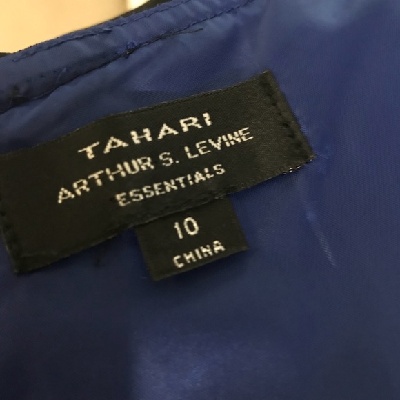 Black Dress with Belt Detail in Front - Picture 3 of 4